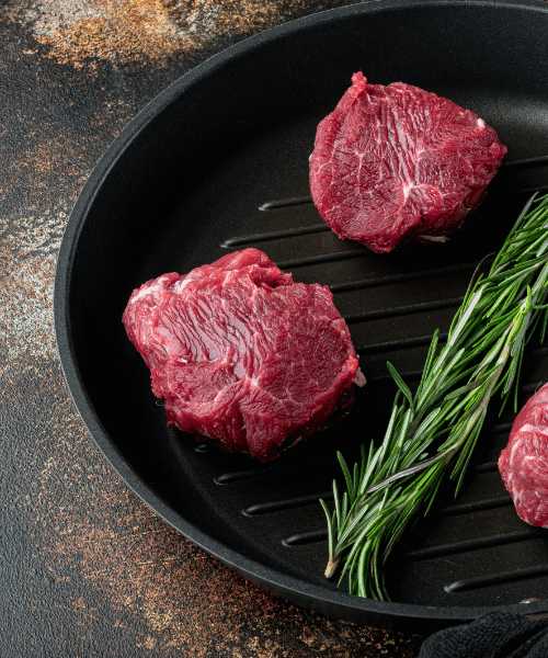 Bison is typically leaner and lower calorie than beef