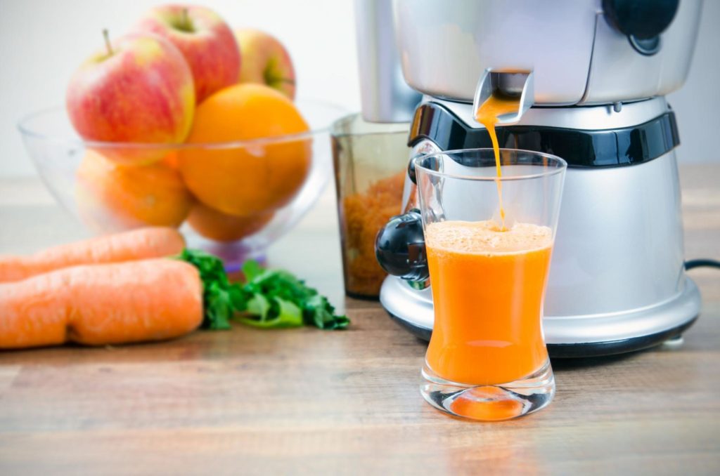 a lovely cold glass of freshly squeezed juice
